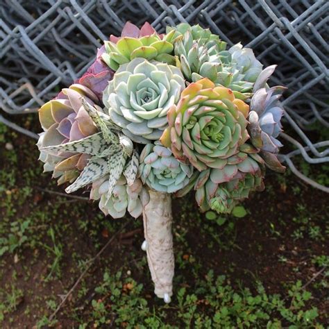 Succulent bouquet for rustic wedding, bridesmaid bouquet with eucaluptus, clay flowers. Succulent Bouquets - Wedding Succulent Favors for Sale ...