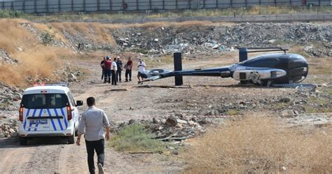 Son Dakika İzmirde Helikopter Kalkış Anında Yan Yattı Çok Sayıda