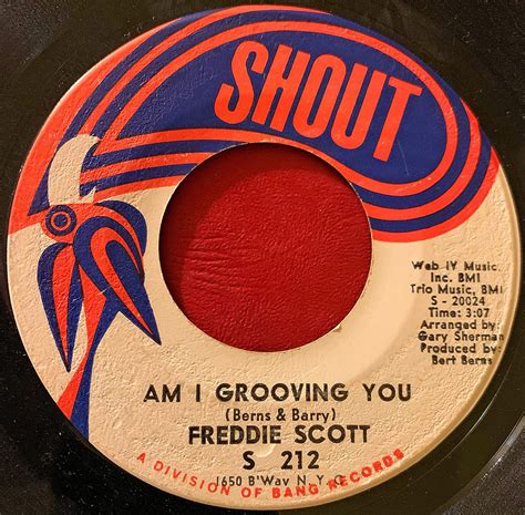 Freddie Scott Am I Grooving You 7 Vinyl 45 Record Cds And Vinyl