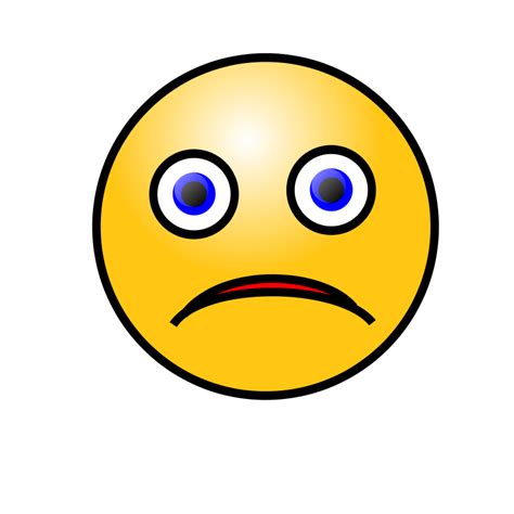 Frown Face Clipart Best