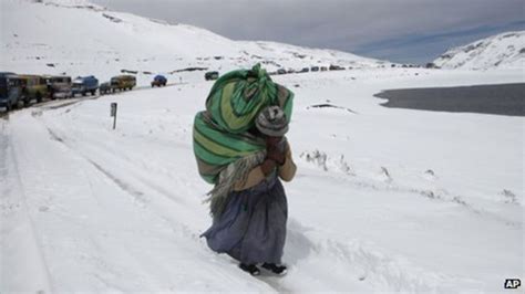 Peru Snow State Of Emergency Extended To More Regions Bbc News