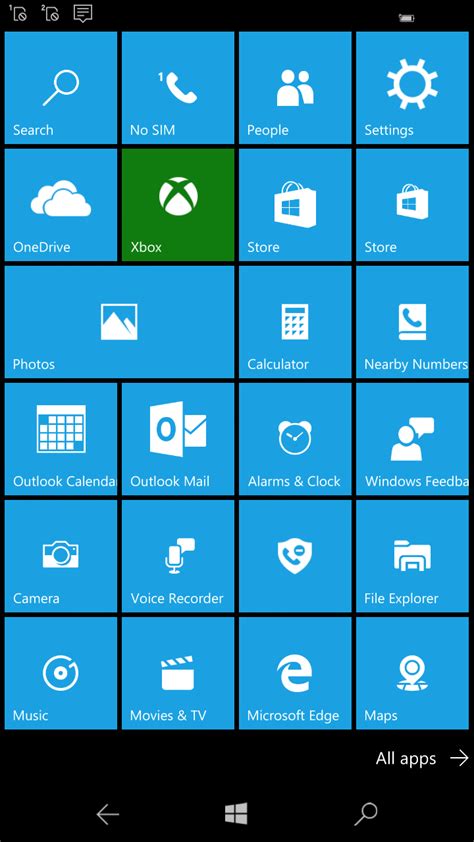 Windows 10 Mobile Build 10151 Betawiki