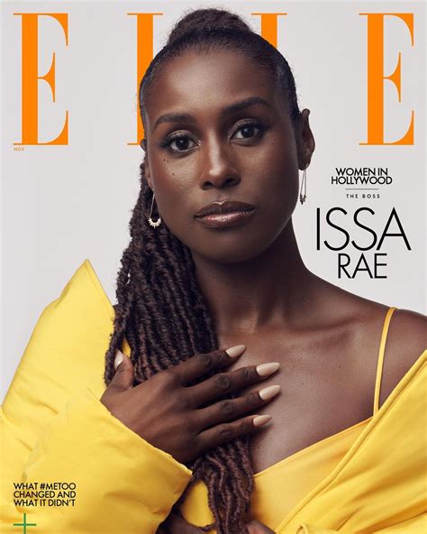 Issa Rae Goes Glam For Elle Magazines Women In Hollywood Cover Bn Style