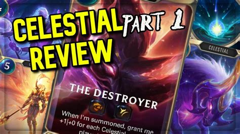 Celestial Card Review Legends Of Runeterra Youtube