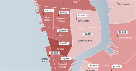 Maps Show The Totally Insane Rents In Nyc Neighborhoods Thrillist