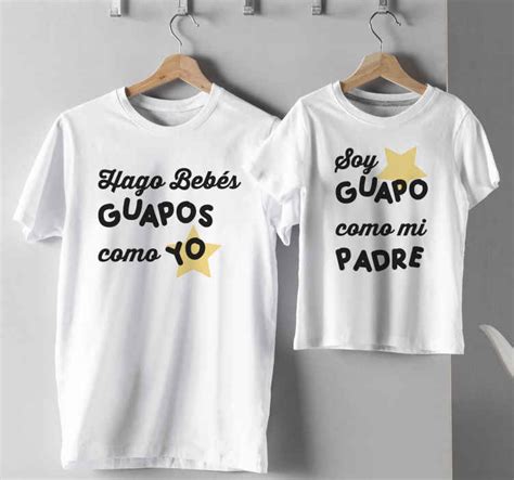 Camisetas Para Padres E Hijos Hago Bebés Lindos Tenvinilo