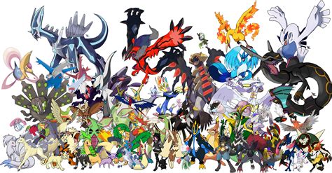 All Legendary Pokemon In One Picture Wallpaper