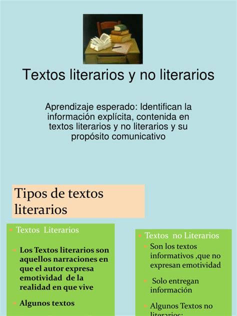 Ficha De Textos Literarios Y No Literarios Images Porn Sex Picture