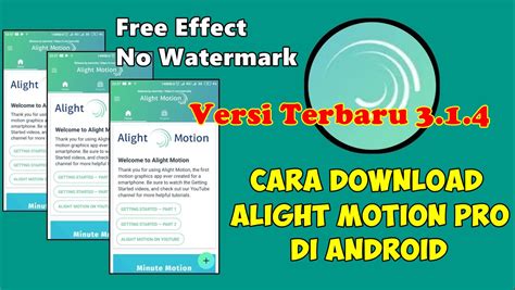 There are several paid membership options in the app to remove the watermark. Cara Download Alight Motion Pro Di Android Free Effect No ...