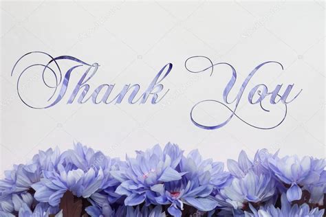 Thank You Flowers Decoration Floral Background And Beautiful