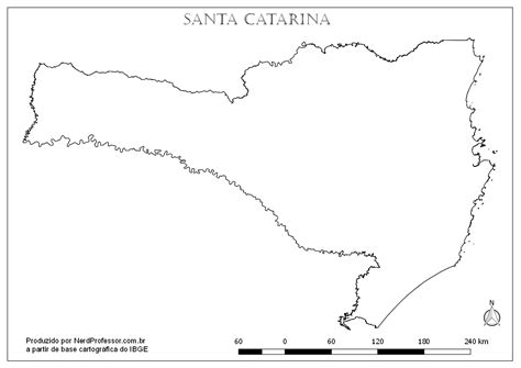 Mapas De Santa Catarina Nerd Professor