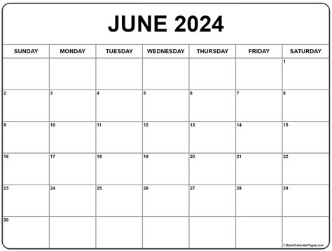 June 2022 Calendar Free Printable Calendar