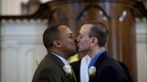 Why Men Kissed In Response To Orlando Killings Bbc News