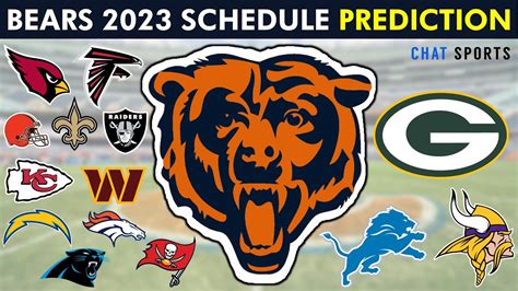 Predicting The Chicago Bears 2023 Schedule Youtube
