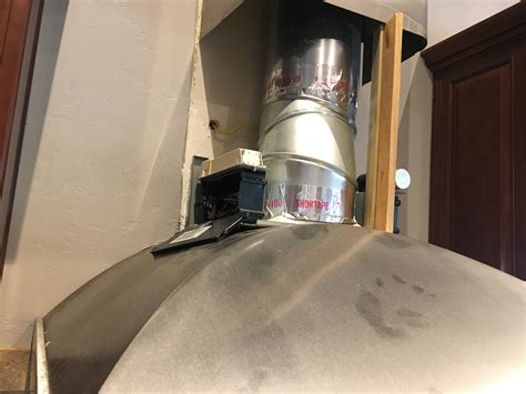 You can spot that the fan motor or element is not working as intended if the fan is running slower or is making abnormally loud noises. 11 yr old GE monogram range hood ZV950SD2SS one side ...
