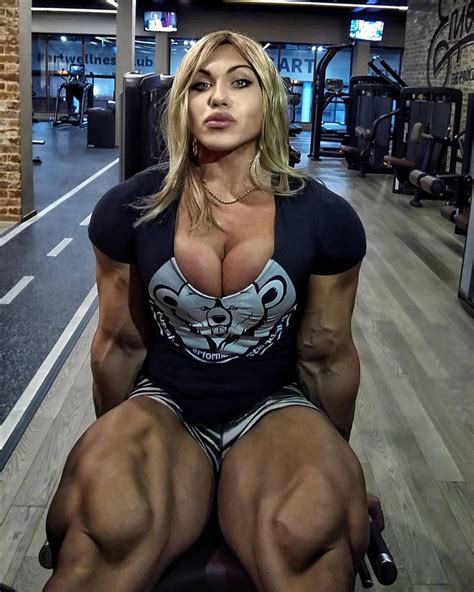 Natalia Trukhina Shredded Body Fit Tea Muscular Women Muscular