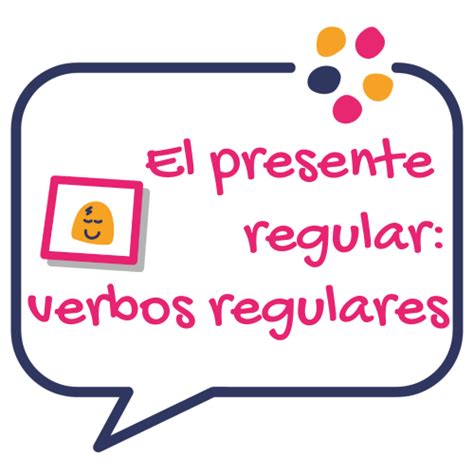El Presente Regular De Indicativo Verbos Regulares Bla Bla Español
