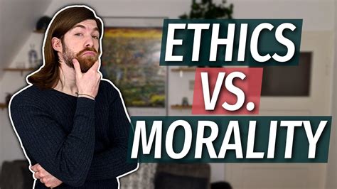 What Is The Difference Between Ethics And Morality Youtube