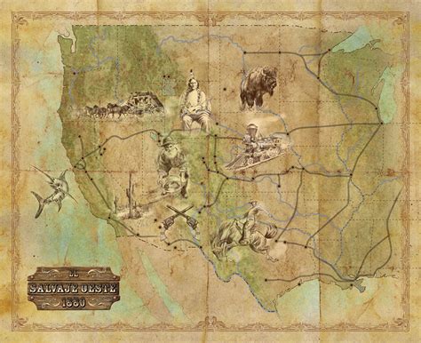 Tenllado And Esteban Studio Map Of Far West