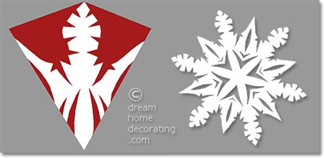 Make Paper Snowflake Patterns Step By Step
