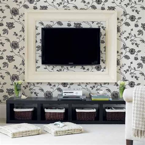 9 Awesome Diy Frames For Your Flatscreen Tv Architecture And Design