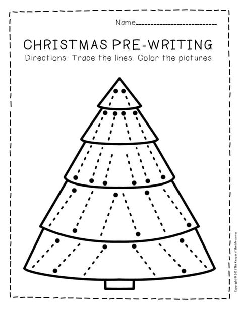 Writing worksheets help children develop their early fine motor skills and learn the basics of letters and numbers. Free Printable Pre-Writing Christmas Preschool Worksheets ...