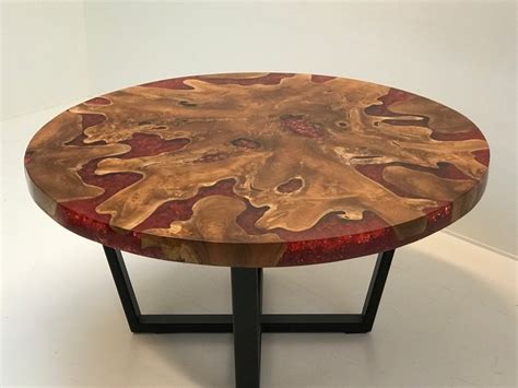 Check spelling or type a new query. Modernist Round Wood & Resin Table with Iron Base, 2000s ...