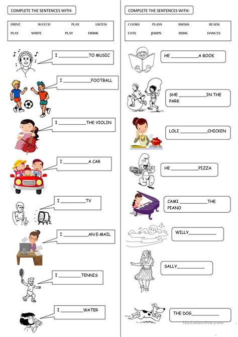 Present Simple For Beginners English Esl Worksheets For Distance