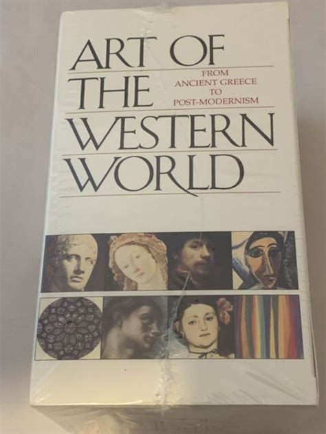 Art Of The Western World The Complete Set Vhs 2000 4 Tape Set For Sale Online Ebay