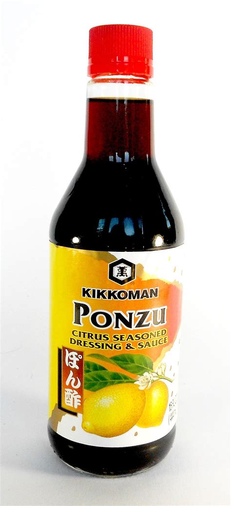 Kikkoman Ponzu Lemon Citrus Seasoned Dressing And Sauce 15 Fl Oz