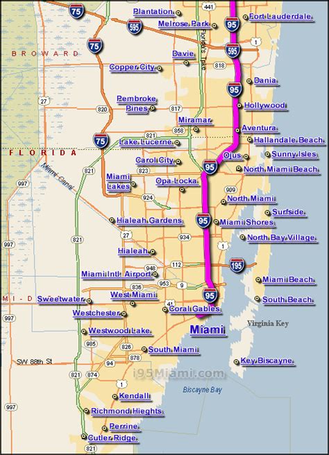 I 95 Miami Traffic Maps And Road Conditions