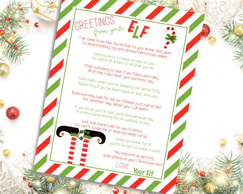 Free Elf On The Shelf Welcome Letter Printable And Ideas For A North