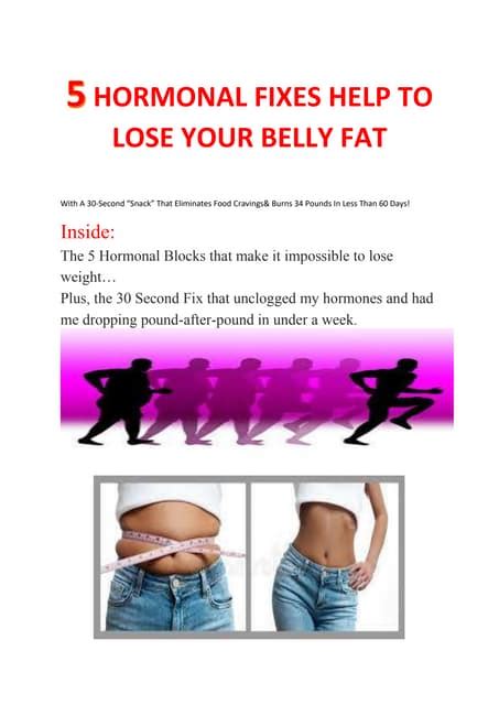 5 Hormonal Fixes Help To Lose Your Belly Fat