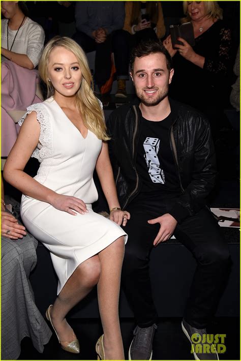 Photo Tiffany Trump Sits Front Row At Nyfw With Babefriend Mom Photo Just Jared