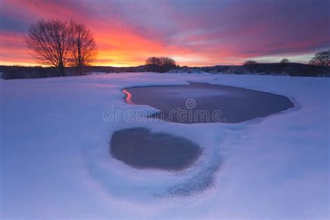 Cold Winter Morning Stock Image Image Of Snowed Spain 68910923