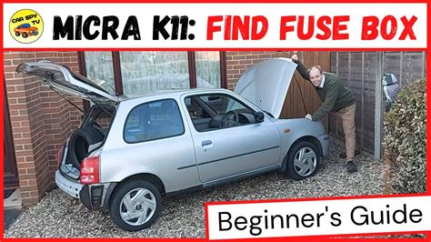 Nissan Micra K11 How To Find The Fuse Box Beginners Guide YouTube