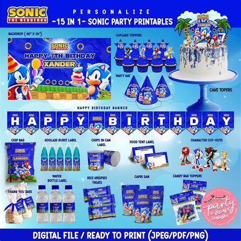 Sonic Birthday Parties Sonic Party 7th Birthday Birthday Party