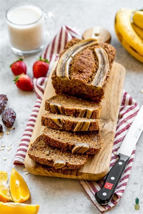 Vegan Date-Sweetened Banana Bread (gluten, oil- and ...