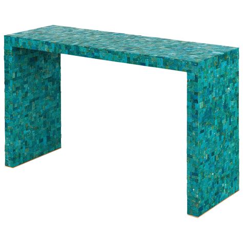 The sofa bar table and stools do just that. Turquoise Console Table by Kam Tin For Sale at 1stdibs