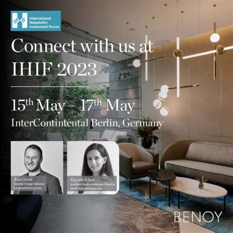 Benoy To Attend International Hospitality Investment Forum News