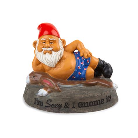 The Hot Stuff Garden Gnome Sexy Gnome Bigmouth Inc