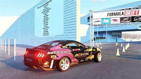 Drifting Chelsea Denofa S Rtr Spec Mustang At Formula Drift Nj