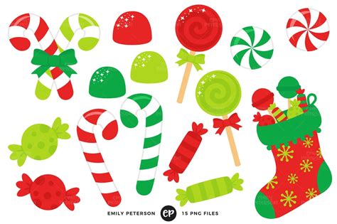 Christmas Clipart Candy Clipart