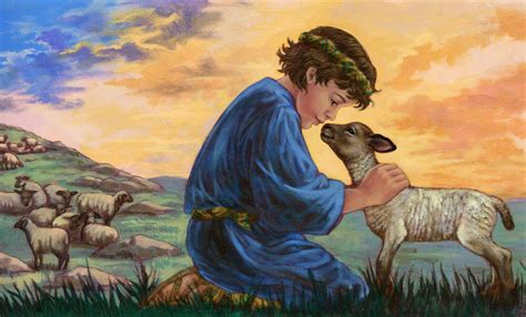 Shepherd Boy Bible Art The Good Shepherd Animal Art
