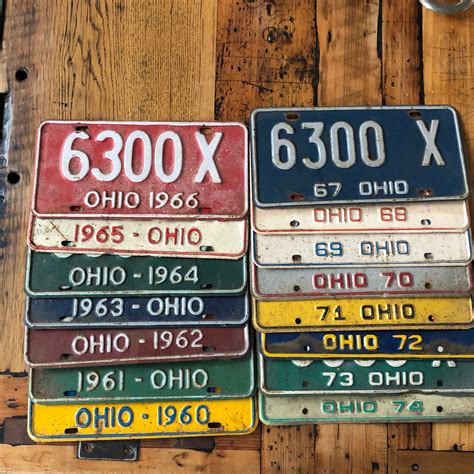 How Can I Find Old Ohio License Plates For Sale Mserldallas