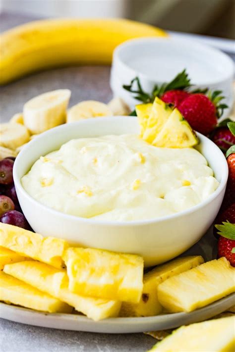 Maybe you would like to learn more about one of these? This Pineapple Cream Cheese Fruit Dip is so quick and easy ...