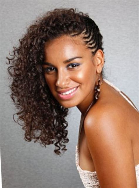 Black women have naturally curly hair and lucky as hell! Natural Hairstyles For Black Women Long Curly Hair Braided ...