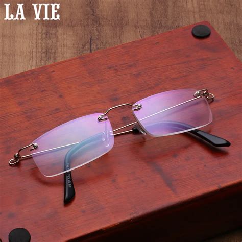 buy ultralight rimless unisex presbyopia reading glasses slim design metal