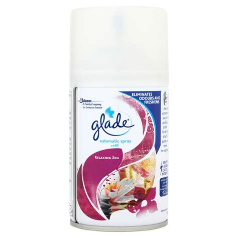 Customise your home air freshening experience with glade automatic spray. Glade Automatic Spray Refill Relaxing Zen 269ml | Wilko