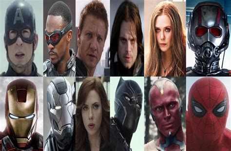 The Teams Of Captain America Civil War By Doctorjohnpotters On Deviantart